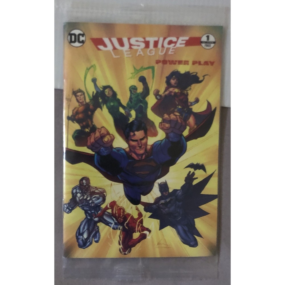 DC Comic‎ Justice League POWER PLAY General Mills Cereal Wonder # 1 Sealed Comic